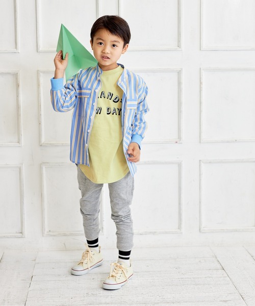 MAKE YOUR DAY（メイクユアデイ）の「ラウンドカットソーパンツ■80～140cm（スウェットパンツ・キッズ・ブルー/ネイビー/グレー・140/100/110/120/130/90/80）」の15枚目の写真