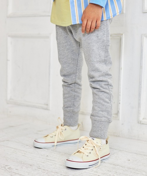 MAKE YOUR DAY（メイクユアデイ）の「ラウンドカットソーパンツ■80～140cm（スウェットパンツ・キッズ・ブルー/ネイビー/グレー・140/100/110/120/130/90/80）」の16枚目の写真