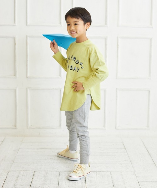 MAKE YOUR DAY（メイクユアデイ）の「ラウンドカットソーパンツ■80～140cm（スウェットパンツ・キッズ・ブルー/ネイビー/グレー・140/100/110/120/130/90/80）」の18枚目の写真