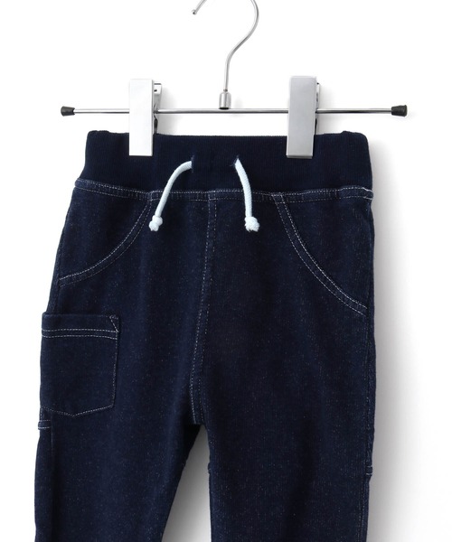 MAKE YOUR DAY（メイクユアデイ）の「ラウンドカットソーパンツ■80～140cm（スウェットパンツ・キッズ・ブルー/ネイビー/グレー・140/100/110/120/130/90/80）」の7枚目の写真