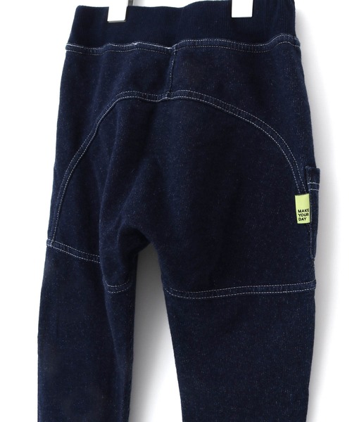 MAKE YOUR DAY（メイクユアデイ）の「ラウンドカットソーパンツ■80～140cm（スウェットパンツ・キッズ・ブルー/ネイビー/グレー・140/100/110/120/130/90/80）」の9枚目の写真