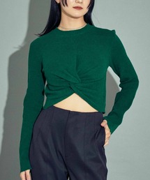 ANAP | ツイストデザイン袖スリットニットトップスセーター(ニット/セーター)