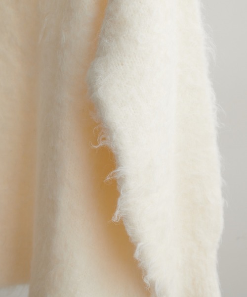 natural couture（ナチュラルクチュール）の「WEB限定/起毛MIXゆるニット（ニット/セーター・レディース・パープル系その他/ピンク/オフホワイト/ブラック・FREE）」の10枚目の写真