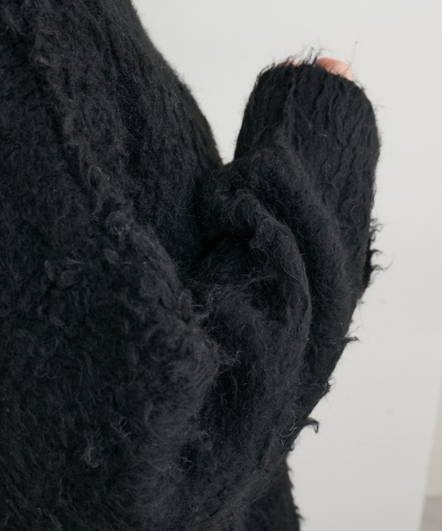 natural couture（ナチュラルクチュール）の「WEB限定/起毛MIXゆるニット（ニット/セーター・レディース・パープル系その他/ピンク/オフホワイト/ブラック・FREE）」の13枚目の写真