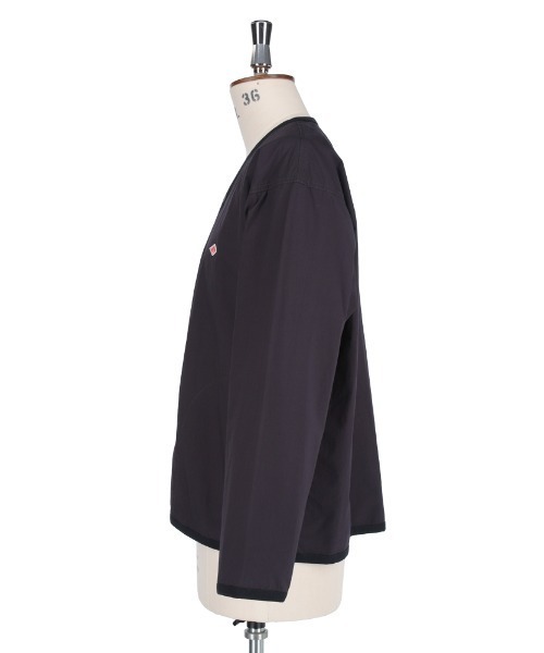 DANTON（ダントン）の「DANTON/ダントン　シャツカーディガン SHIRT CARDIGAN DT-A0310 BRC（カーディガン/ボレロ・メンズ・ベージュ/チャコールグレー/パープル・40/42）」の22枚目の写真