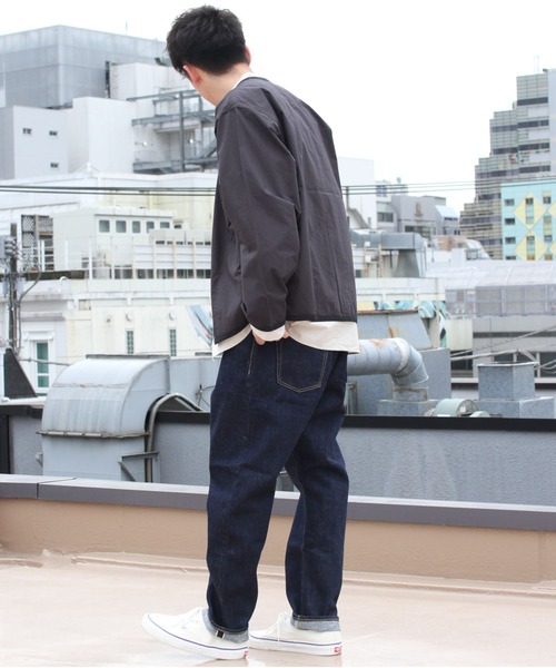 ダントン　リネン ノーカラー シャツカーディガン 42 チャコールグレー　メンズ 楽天市場】DANTON ダントン ノーカラーフリースカーディガン メンズ