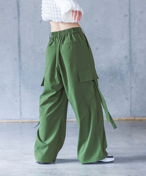 PAGEBOY（ページボーイ）の「クリアカーゴスラックス（スラックス・レディース・オフホワイト/カーキ/ブラック・FREE）」の21枚目の写真