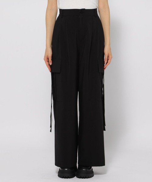 PAGEBOY（ページボーイ）の「クリアカーゴスラックス（スラックス・レディース・オフホワイト/カーキ/ブラック・FREE）」の15枚目の写真