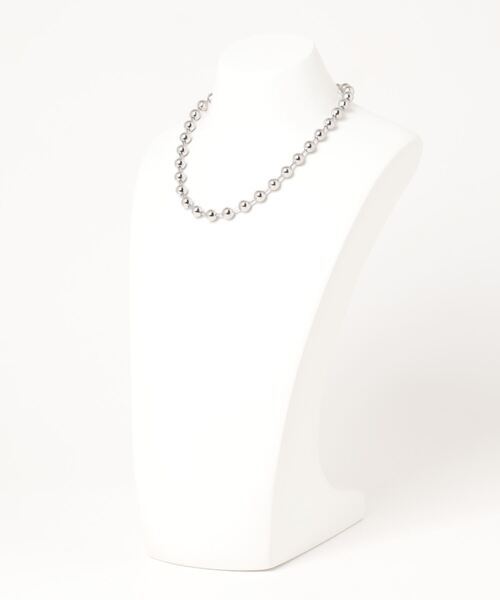 OKIRAKU(オキラク)の「☆ 【by daisy】ボールチェーンチョーカーネックレス RA22-1008(ネックレス・レディース・シルバー・FREE)」の2枚目の写真