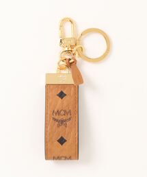 MCM 美品 ヴィセトス バッグチャーム キーホルダー くまパイロット MCM - MCM エム シー エム ヴィセトス柄 ロゴ エンジェル ベア