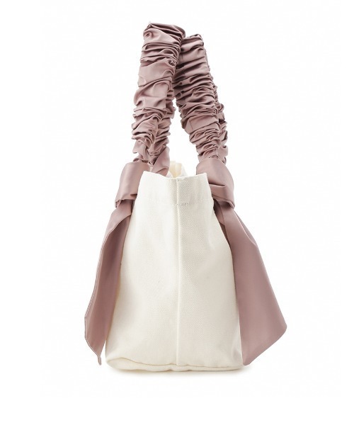 SNIDEL HOME（スナイデルホーム）の「オーガニックキャンパストート -SMALL-（トートバッグ・レディース・ライトピンク/ブラック/ピンクベージュ/ピンク・FREE）」の8枚目の写真