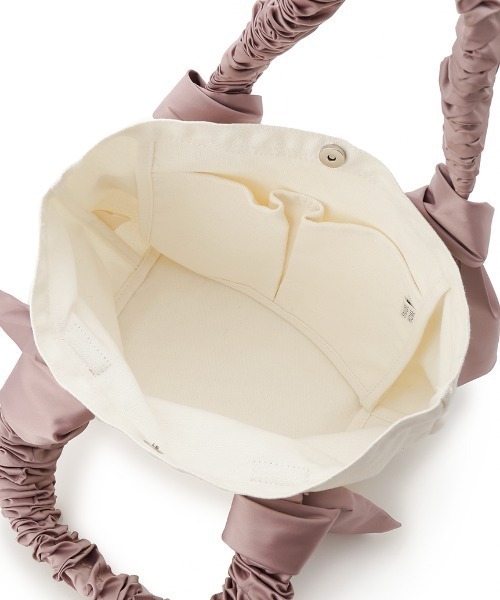 SNIDEL HOME（スナイデルホーム）の「オーガニックキャンパストート -SMALL-（トートバッグ・レディース・ライトピンク/ブラック/ピンクベージュ/ピンク・FREE）」の11枚目の写真