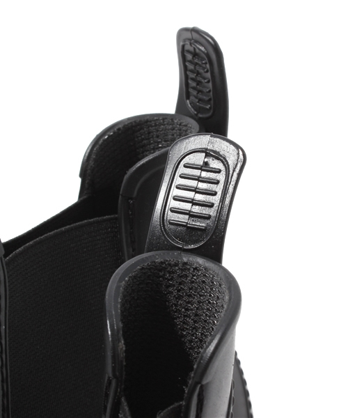 Ray BEAMS（レイビームス）の「Ray BEAMS / サイドゴア ショートブーツ（レインシューズ・レディース・ブラック/グリーン系その他・38/37/36/39）」の4枚目の写真