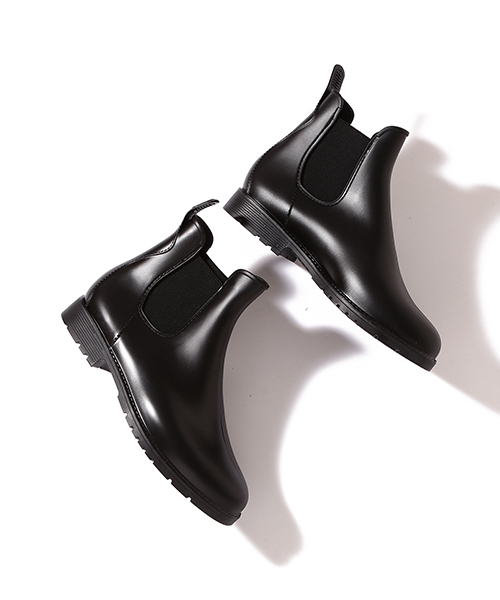 Ray BEAMS（レイビームス）の「Ray BEAMS / サイドゴア ショートブーツ（レインシューズ・レディース・ブラック/グリーン系その他・38/37/36/39）」の18枚目の写真