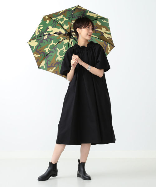 Ray BEAMS（レイビームス）の「Ray BEAMS / サイドゴア ショートブーツ（レインシューズ・レディース・ブラック/グリーン系その他・38/37/36/39）」の22枚目の写真