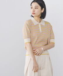 BEAMS HEART | BEAMS HEART / マルチジャカード ニットポロ(ポロシャツ)