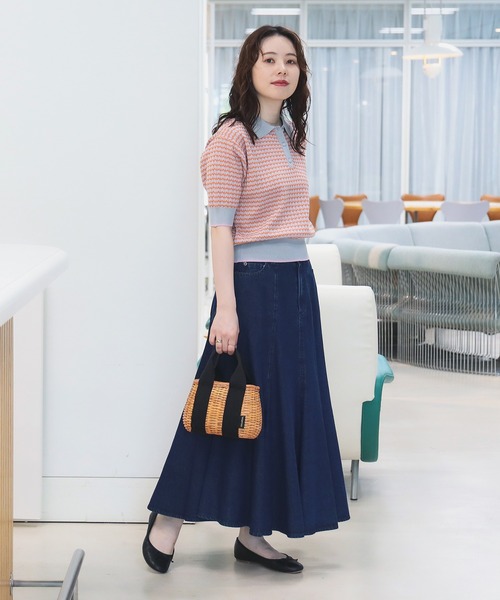 BEAMS HEART（ビームスハート）の「マルチジャカード ニットポロ