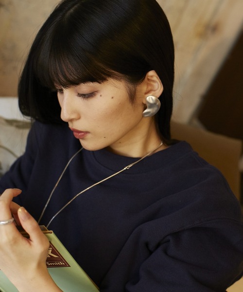 Nothing And Others(ナッシングアンドアザーズ)の「「Nothing And Others/ナッシングアンドアザーズ」Direction asymmetry Earring(イヤリング・レディース・シルバー・FREE)」の8枚目の写真