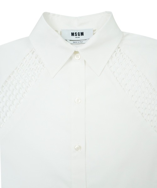 MSGM（エムエスジーエム）の「コットンポプリン シャツワンピース