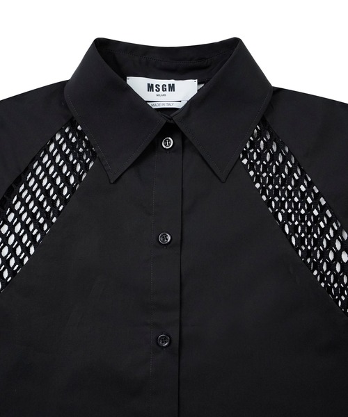 MSGM（エムエスジーエム）の「コットンポプリン シャツワンピース