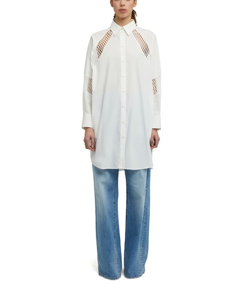 MSGM エムエスジーエム　コットンシャツワンピース MSGM エムエスジーエム コットンシャツワンピース