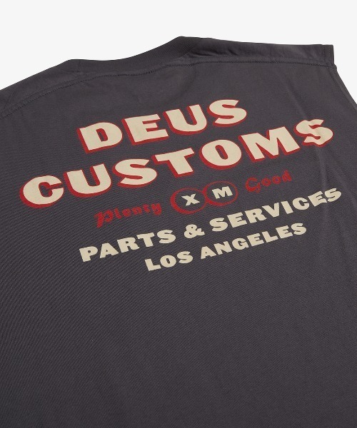 DEUS EX MACHINA（デウスエクスマキナ）の「THINKER MUSCLE（タンクトップ・メンズ・ブラック/オリーブ・SMALL/MEDIUM/LARGE）」の13枚目の写真