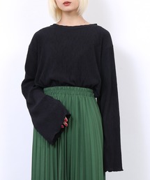 PUNYUS | プリーツロンT(Tシャツ/カットソー)