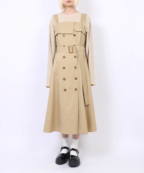 PUNYUS（プニュズ）の「プリーツロンT（Tシャツ/カットソー・レディース・ブラック/ベージュ/アイボリー/ブルー・3/4/1/2）」の17枚目の写真