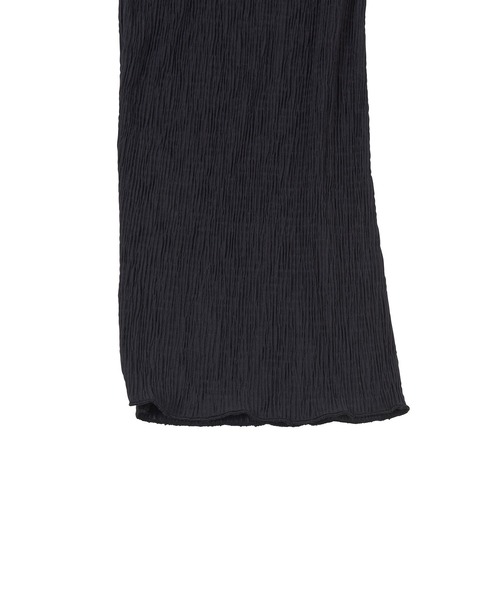 PUNYUS（プニュズ）の「プリーツロンT（Tシャツ/カットソー・レディース・ブラック/ベージュ/アイボリー/ブルー・3/4/1/2）」の16枚目の写真