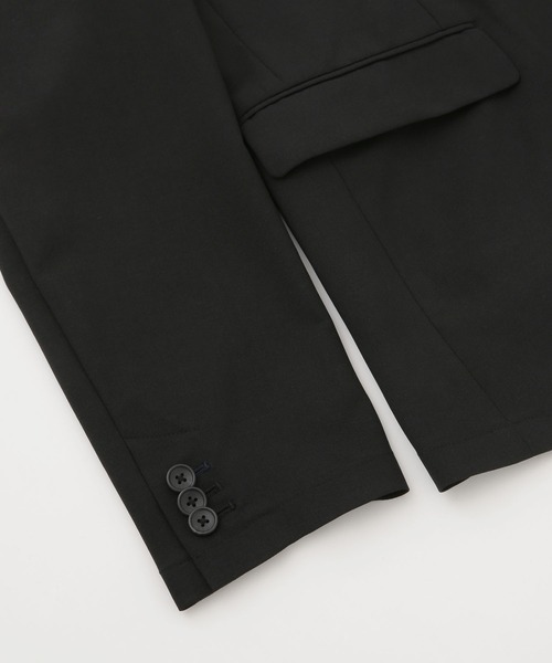 NANO universe(ナノユニバース)の「LB.03/「N JACKET」クイックドライ セットアップ(スーツジャケット・メンズ・グレー/ブラック・S/M/L)」の9枚目の写真