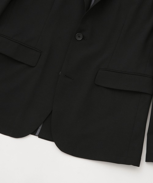 NANO universe(ナノユニバース)の「LB.03/「N JACKET」クイックドライ セットアップ(スーツジャケット・メンズ・グレー/ブラック・S/M/L)」の10枚目の写真