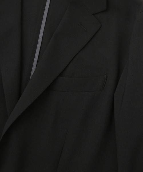 NANO universe(ナノユニバース)の「LB.03/「N JACKET」クイックドライ セットアップ(スーツジャケット・メンズ・グレー/ブラック・S/M/L)」の11枚目の写真