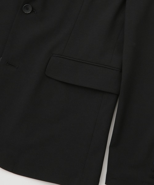 NANO universe(ナノユニバース)の「LB.03/「N JACKET」クイックドライ セットアップ(スーツジャケット・メンズ・グレー/ブラック・S/M/L)」の12枚目の写真