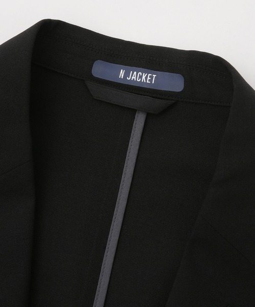 NANO universe(ナノユニバース)の「LB.03/「N JACKET」クイックドライ セットアップ(スーツジャケット・メンズ・グレー/ブラック・S/M/L)」の16枚目の写真