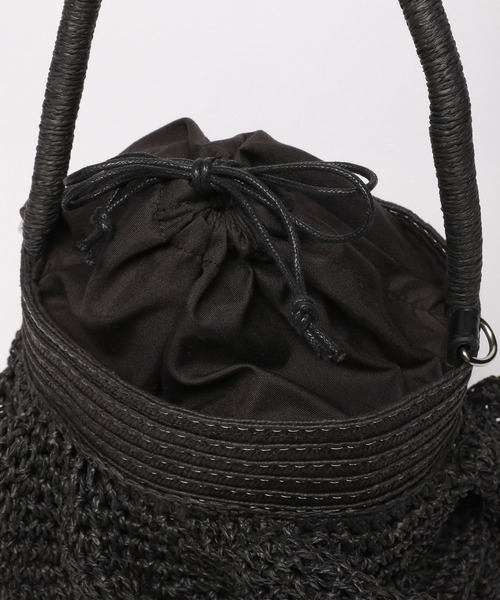 LAKOLE(ラコレ)の「ラッフルバケツトートバッグ / 180309(トートバッグ・レディース・ブラック/ナチュラル・FREE)」の12枚目の写真