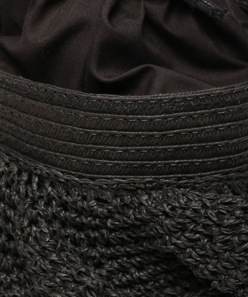 LAKOLE(ラコレ)の「ラッフルバケツトートバッグ / 180309(トートバッグ・レディース・ブラック/ナチュラル・FREE)」の6枚目の写真