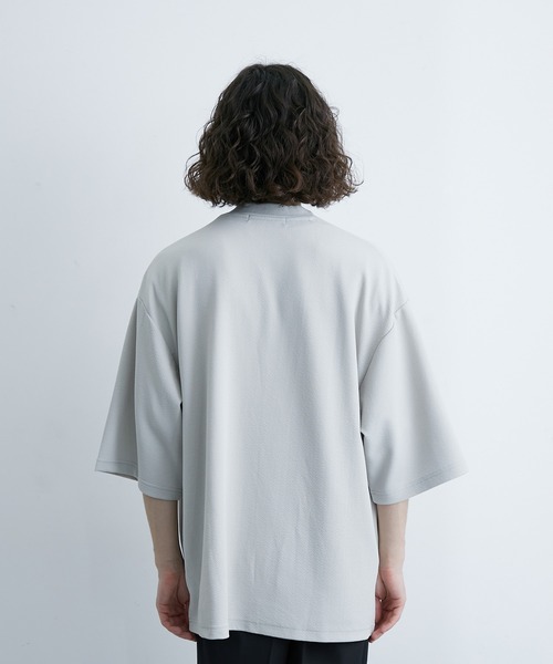 JUNRED（ジュンレッド）の「梨地ポンチ5分袖アンサンブルカーディガン（アンサンブル・メンズ・ライトグレー/ベージュ系その他/ネイビー・L/LL/M）」の17枚目の写真