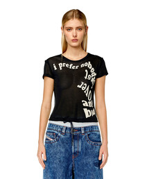 DIESEL（ディーゼル）の「レディース 半袖 Tシャツ トップス（T