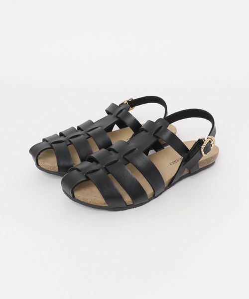 RODE SKO（ロデスコ）の「ラフソールグルカサンダル（サンダル・レディース・ブラック/ホワイト・37/38/36）」の18枚目の写真