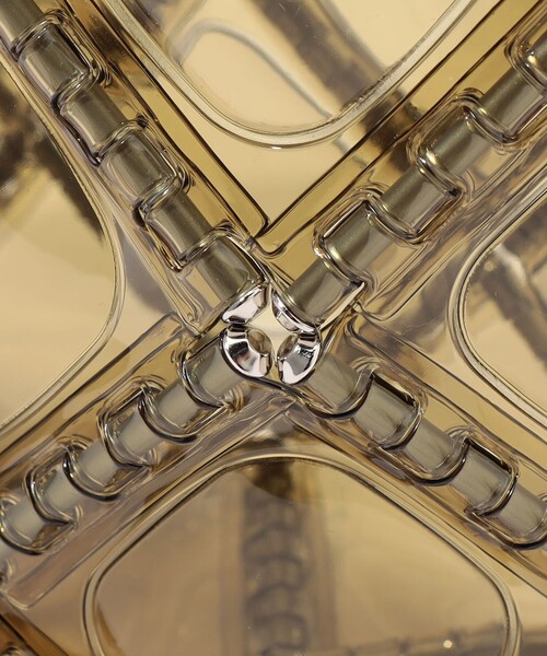 52 by HIKARUMATSUMURA（ゴジュウニバイヒカルマツムラ）の「52 BY HIKARUMATSUMURA PVCハンドバッグ（ハンドバッグ・レディース・ブラック/ブラウン/グレー・FREE）」の4枚目の写真