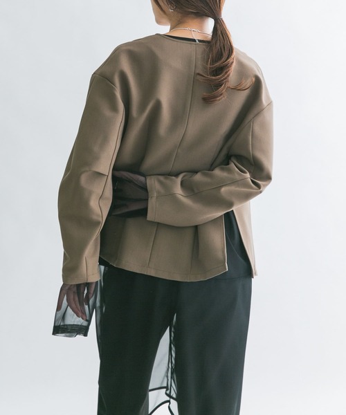 セール】ウエストシェイプジャケット（その他アウター）｜KBF