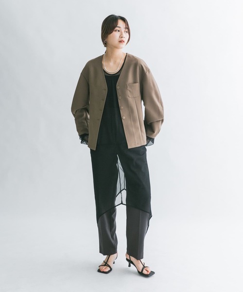 BETTEY ぽけふぉーギャルジャケット M(セットアップ 別売り) セール】ウエストシェイプジャケット（その他アウター）｜KBF