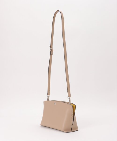 LBC(エルビーシー)の「配色合皮アオリショルダーバッグ(ショルダーバッグ・レディース・ブラック/ベージュ/ブルー系・FREE)」の7枚目の写真