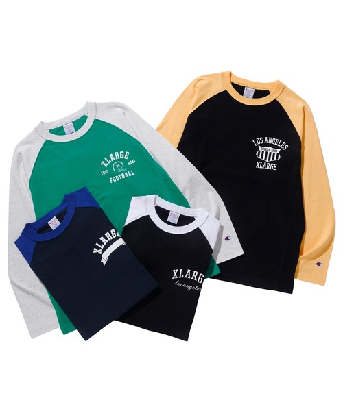 XLARGE（エクストララージ）の「XLARGE×Champion REVERSE WEAVE RAGLAN