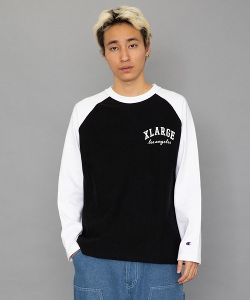 XLARGE（エクストララージ）の「XLARGE×Champion REVERSE WEAVE RAGLAN