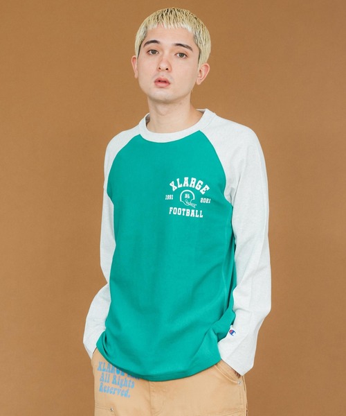 XLARGE（エクストララージ）の「XLARGE×Champion REVERSE WEAVE RAGLAN