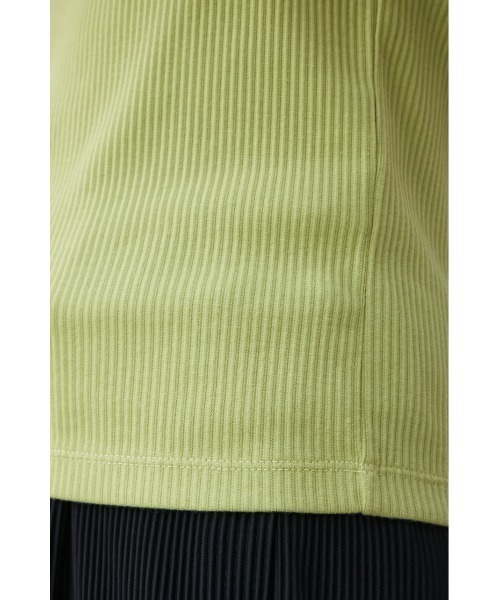 AZUL by moussy(アズールバイマウジー)の「2WAY RIB TOPS/2WAYリブトップス(Tシャツ/カットソー・レディース・オフホワイト/ライム/オレンジ/ブラック・SMALL/MEDIUM)」の18枚目の写真