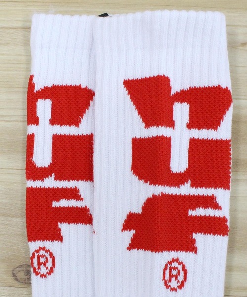 HUF（ハフ）の「オーバーサイズハフソックス OVERSIZED HUF SOCK（ソックス/靴下・メンズ・ブラック/ホワイト・ONE）」の8枚目の写真