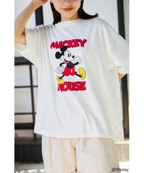 RODEO CROWNS WIDE BOWL（ロデオクラウンズワイドボウル）の「(M&F)アソートＴシャツ（Tシャツ/カットソー・レディース・ブラック/ダークグリーン/ブルー/オフホワイト・FREE）」の2枚目の写真