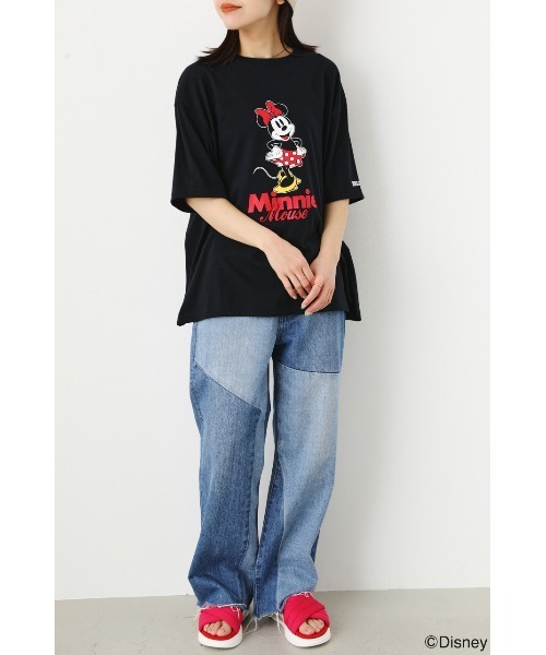 RODEO CROWNS WIDE BOWL（ロデオクラウンズワイドボウル）の「(M&F)アソートＴシャツ（Tシャツ/カットソー・レディース・ブラック/ダークグリーン/ブルー/オフホワイト・FREE）」の8枚目の写真